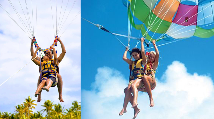 Parasailing in Mauritius